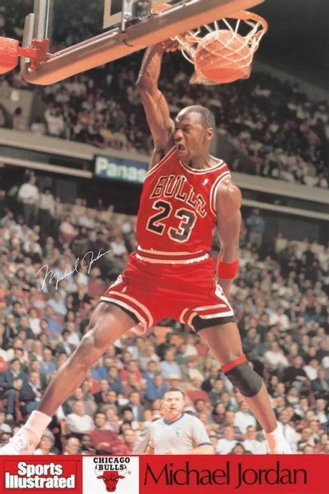 Main image of Michael Jordan SI SI -Chicago Bulls Poster Print (24 x 36)