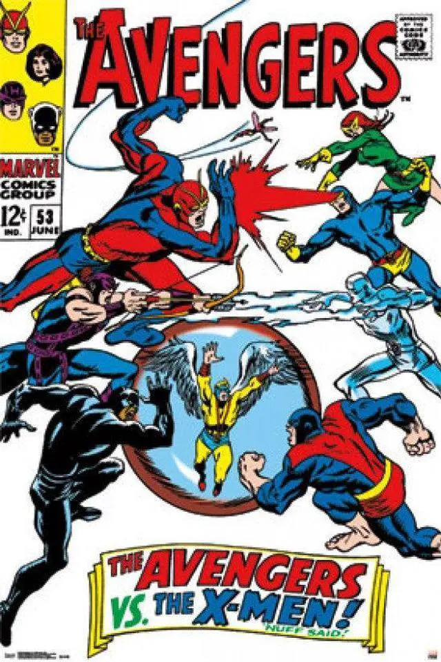 Main image of Marvel Avengers vs. X-Men Comic Book Cover Poster Print (24 x 36)