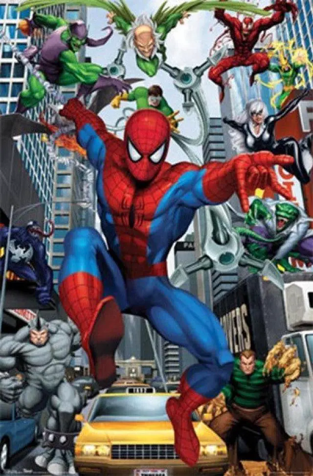 Main image of Spider-Man - Rogues Poster Print (24 x 36)