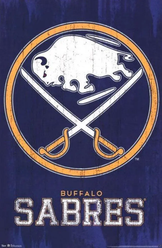 Main image of Sabres - Logo 13 Poster Print (22 x 34)