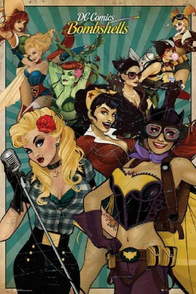 Main image of Dc Comics Bombshells Poster Print (22 x 34)