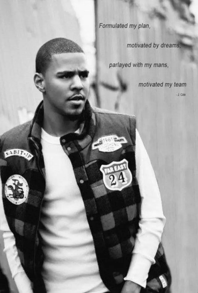 Main image of J. Cole Quote Poster Print (22 x 34)