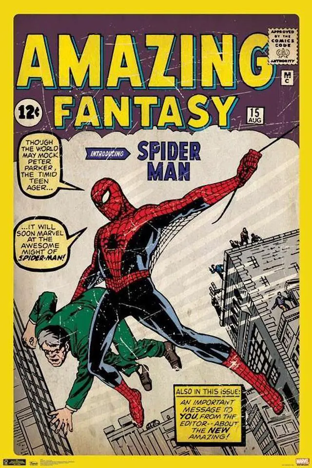Main image of Spider-Man - Cover Poster Print (22 x 34)