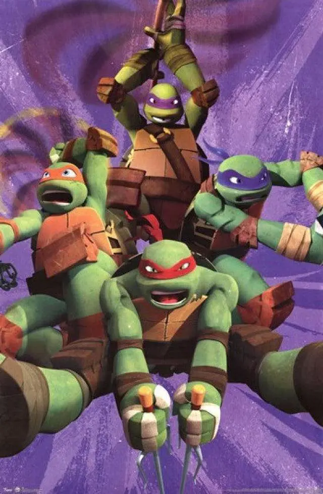 Main image of Teenage Mutant Ninja Turtles - Team Poster Print (24 x 36)