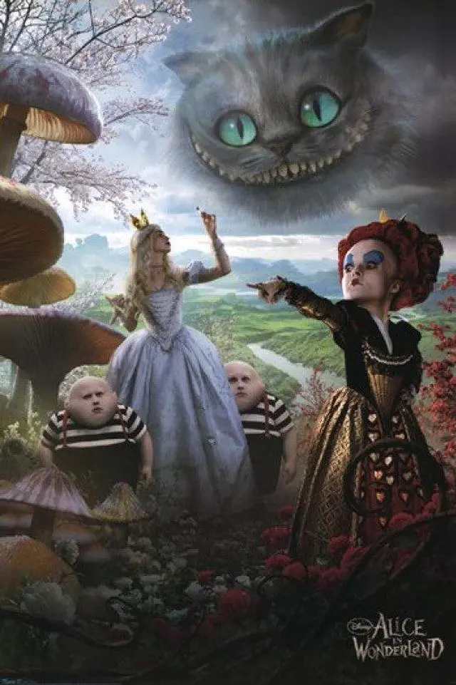 Main image of Alice in Wonderland, c.2010 (triptych, right side) Poster Print (22 x 34)