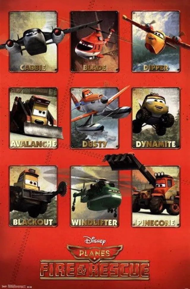 Main image of Planes 2 - Grid Poster Print (22 x 34)