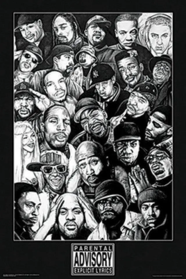 Main image of Rap Gods Collage Poster Print (22 x 34)