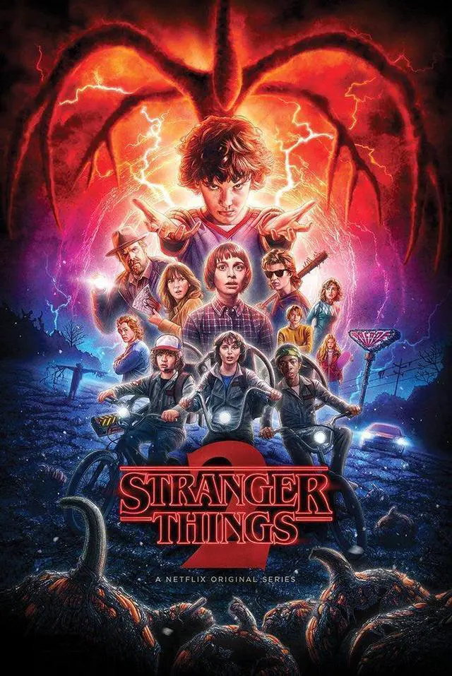 Main image of Stranger Things 2 Collage Poster Print (22 x 34)