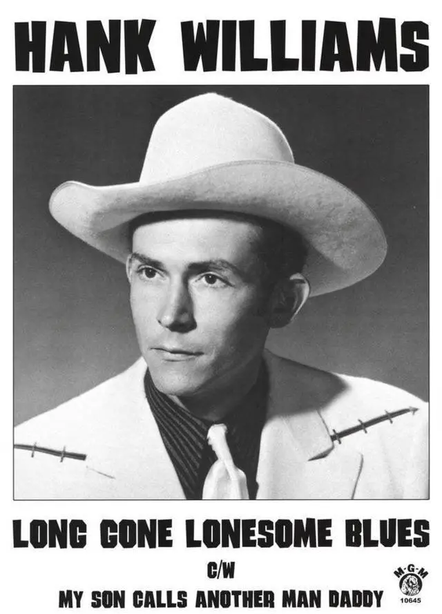 Main image of Hank Williams Lonesome Long Gone Lonesome Blues Poster Print (24 X 36)