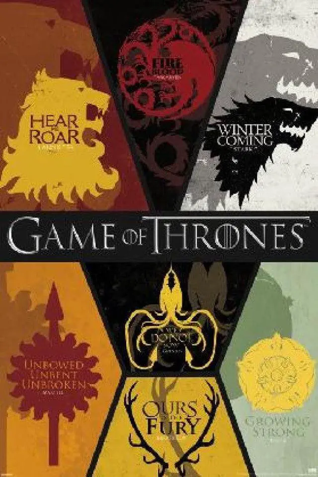 Main image of Game Of Thrones Sigils Poster Print (22 x 34)