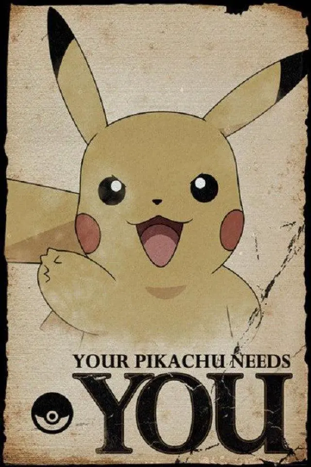 Main image of Pokemon - Pikachu Needs You Poster Print (22 x 34)