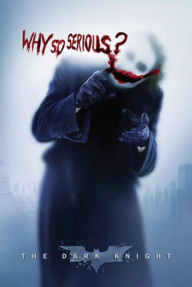 Main image of Joker Why So Serious Poster Print (24 X 36)