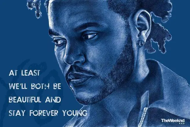 Main image of The Weeknd Quote Poster Print (22 x 34)