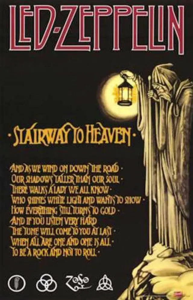 Main image of Led Zeppelin Stairway Stairway To Heaven Poster (24 x 36)