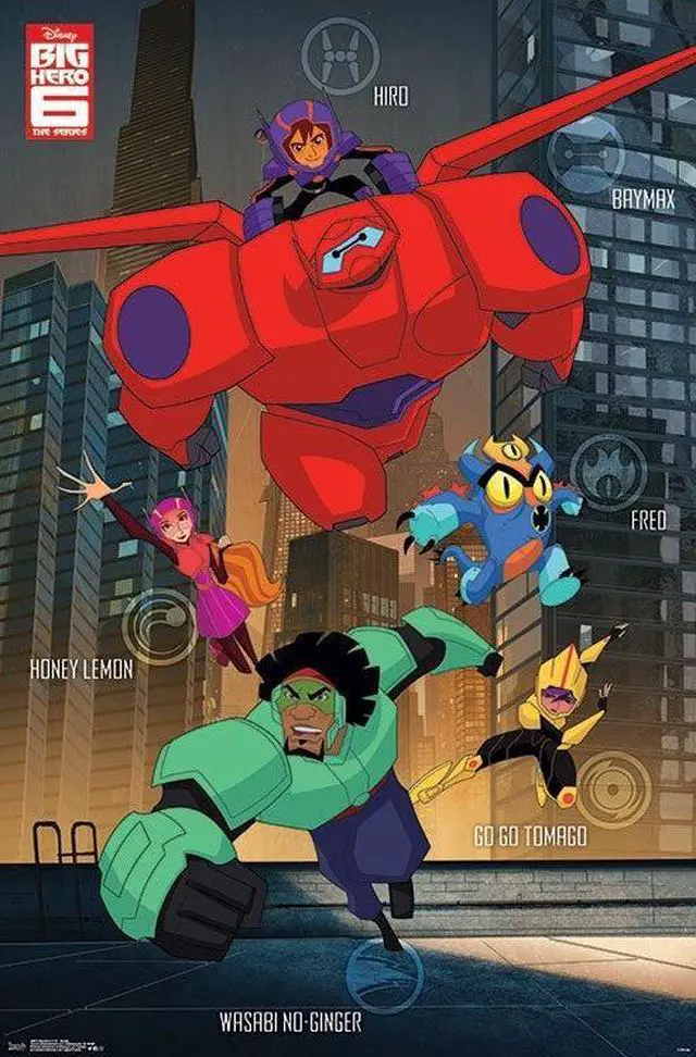 Main image of Big Hero 6 Tv - Group Poster Print (22 x 34)