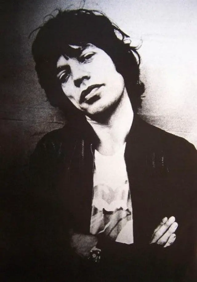 Main image of Mick Jagger London 1975 Poster (24 x 36)