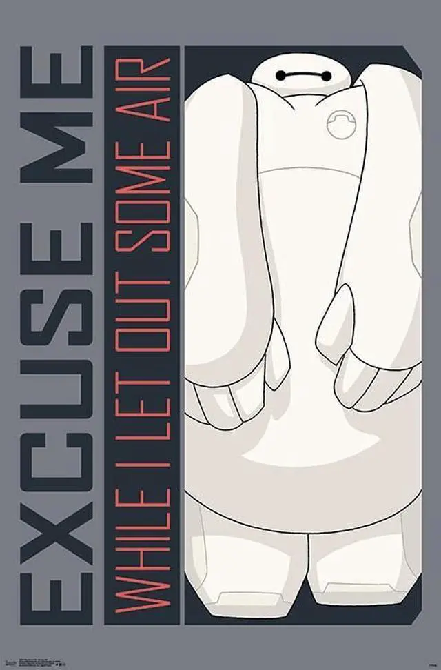 Main image of Big Hero 6 Tv - Excuse Me Poster Print (22 x 34)