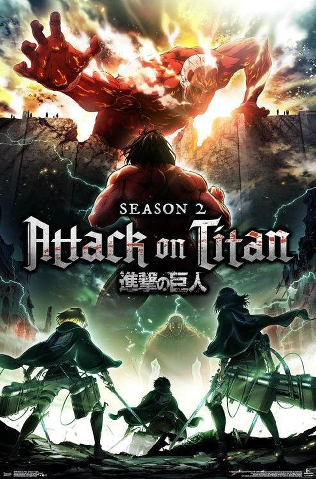 Main image of Attack On Titan - Season 2 Teaser Poster Print (22 x 34)