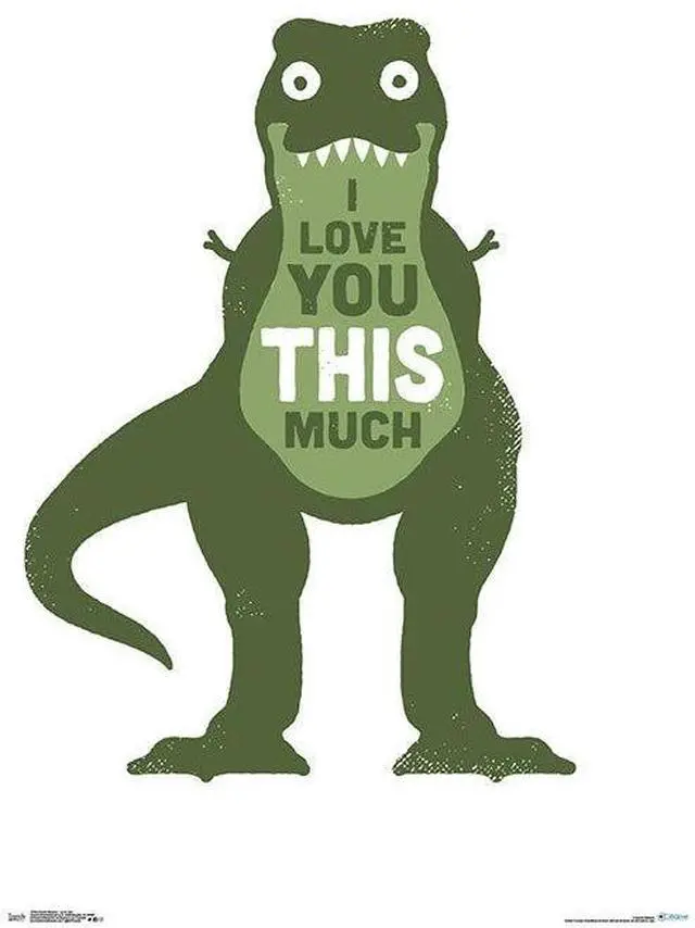 Main image of David Olenick - Love You Poster Print (22 x 34)