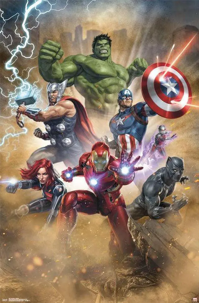 Main image of Avengers - Fantastic Poster Print (22 x 34)