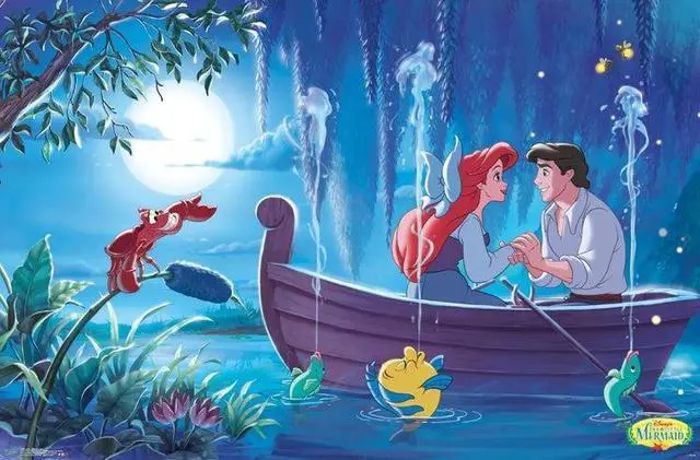 Main image of Ariel - Kiss The Girl Poster Print (34 x 22)