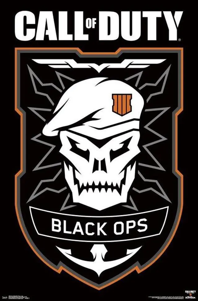 Main image of Call Of Duty Black Ops 4 - Logo Poster Print (22 x 34)