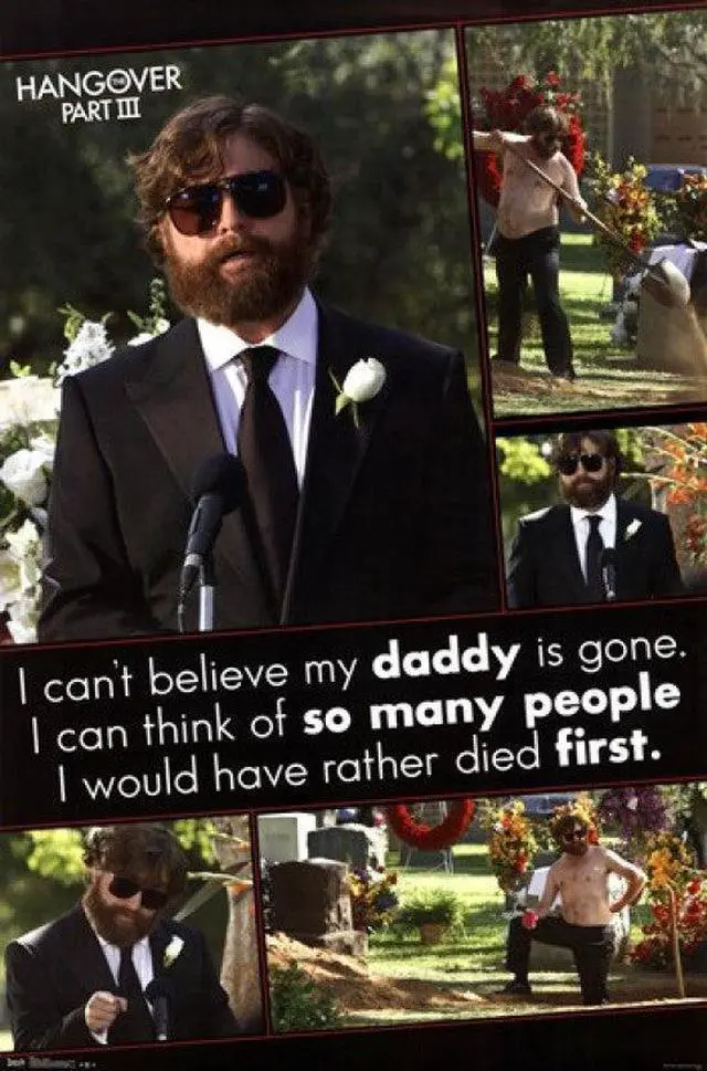 Main image of Hangover 3 - Funeral Poster Print (24 x 36)