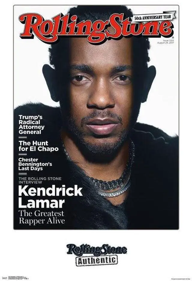 Main image of Rolling Stone - Kendrick Lamar 17 Poster Print (22 x 34)