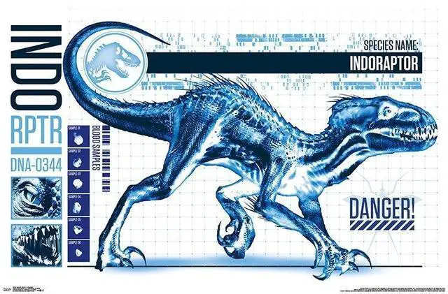 Main image of Jurassic World 2 - Indo-Raptor Poster Print (22 x 34)