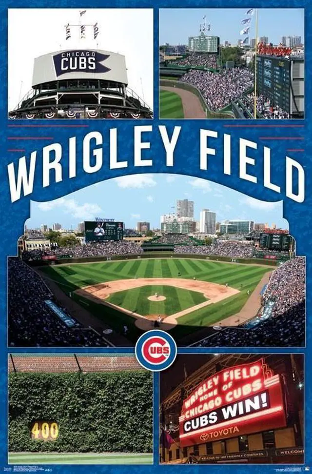 Main image of Chicago Cubs__ - Wrigley Field 17 Poster Print (22 x 34)