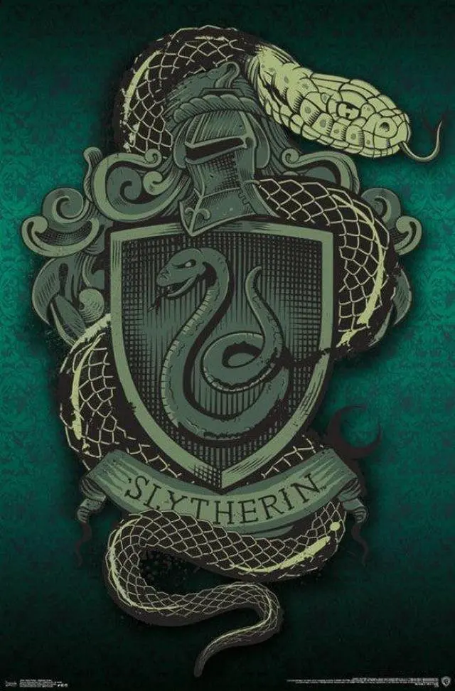 Main image of Harry Potter - Slytherin Snake Poster Print (22 x 34)