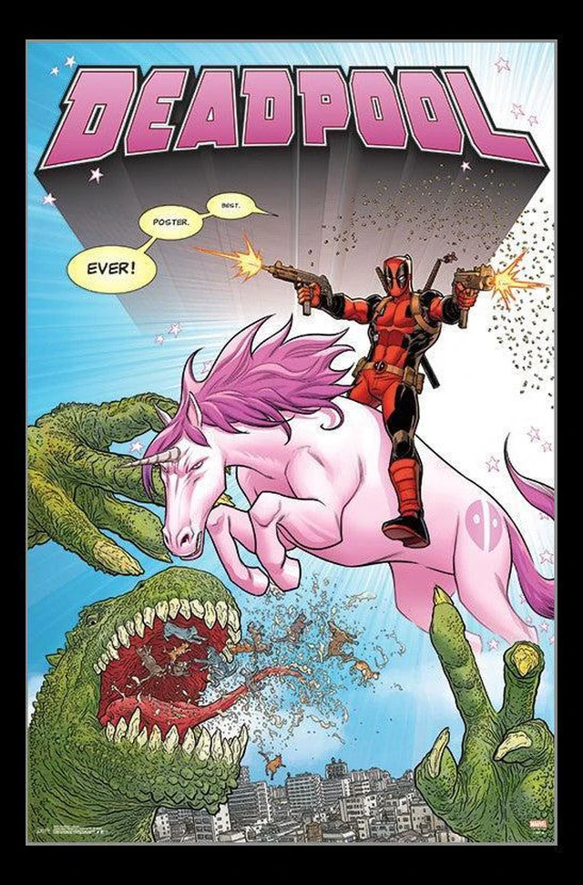Main image of Deadpool - Unicorn Poster Print (22 x 34)