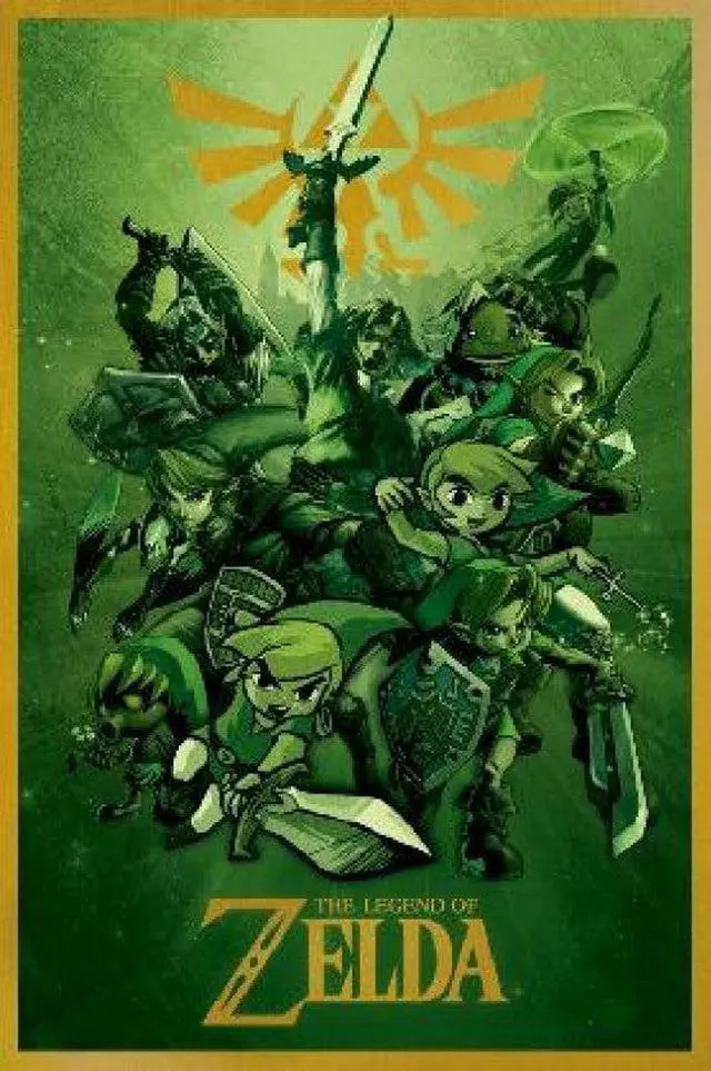 Main image of Zelda Links Poster (24 x 36)