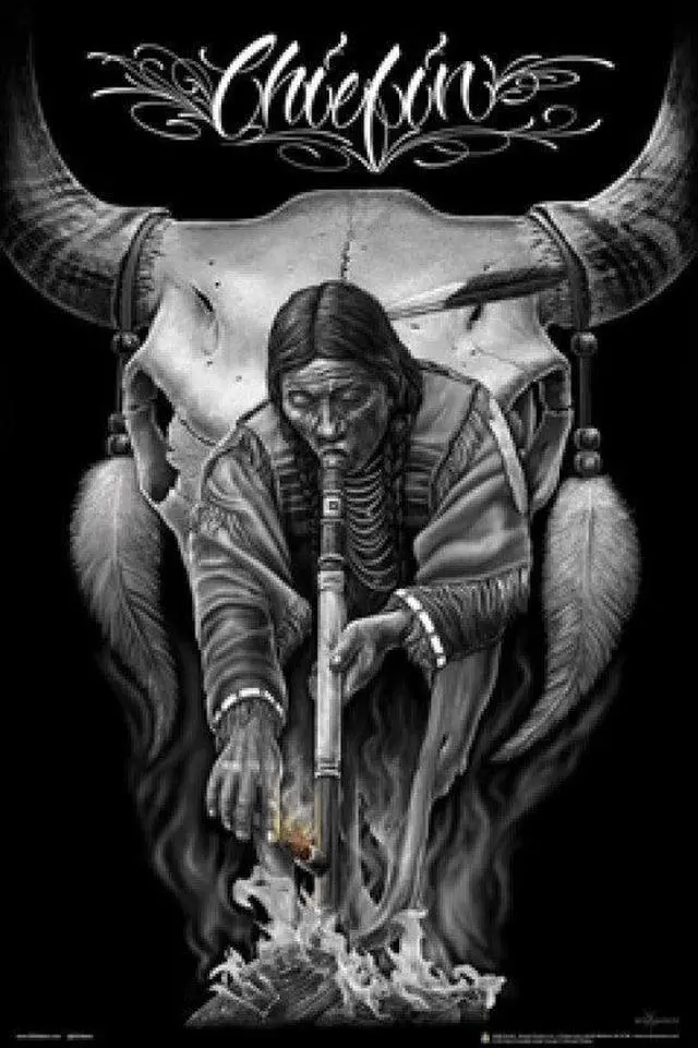 Main image of DGA Chiefin Indian Poster (24 x 36)