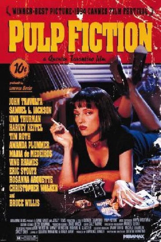 Main image of Pulp Fiction Uma Movie Poster Print (24 X 36)