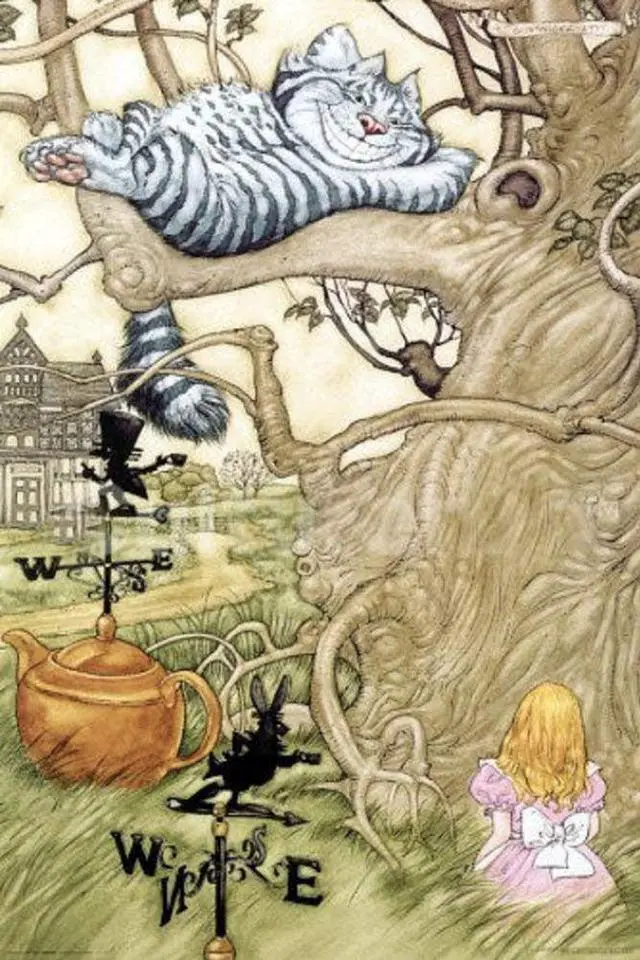 Main image of Alice In Wonderland Cheshire Cat Poster Print (22 x 34)