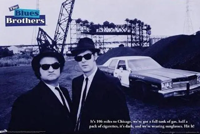 Main image of Blues Brothers Quote Poster Print (22 x 34)