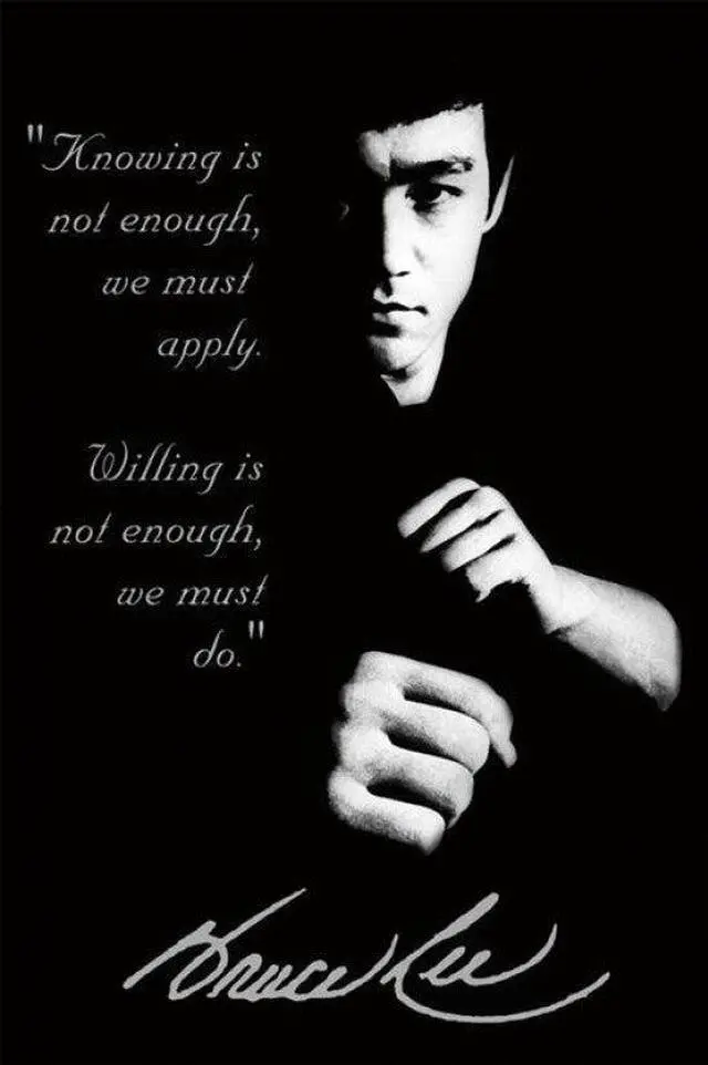 Main image of Bruce Lee Quote Poster Print (24 X 36)