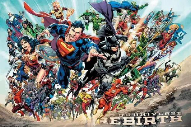 Main image of Dc Comics Universe Rebirth Poster Print (34 x 22)