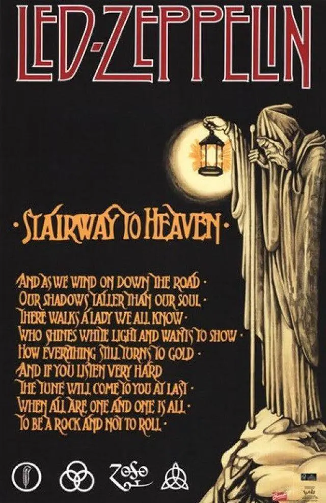 Main image of Led Zeppelin - Stairway to Heaven Poster Print (22 x 34)