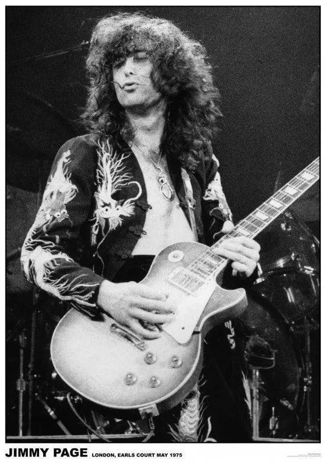 Main image of Led Zeppelin Jimmy Page Earls Court Poster (24 x 36)