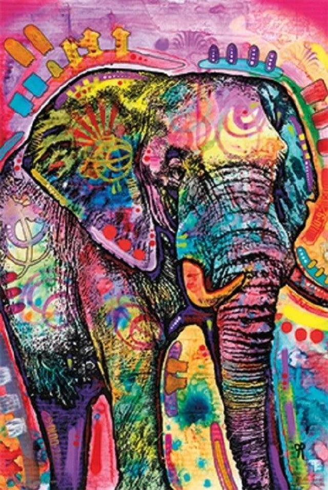 Main image of Dean Russo Elephant Poster Print (22 x 34)