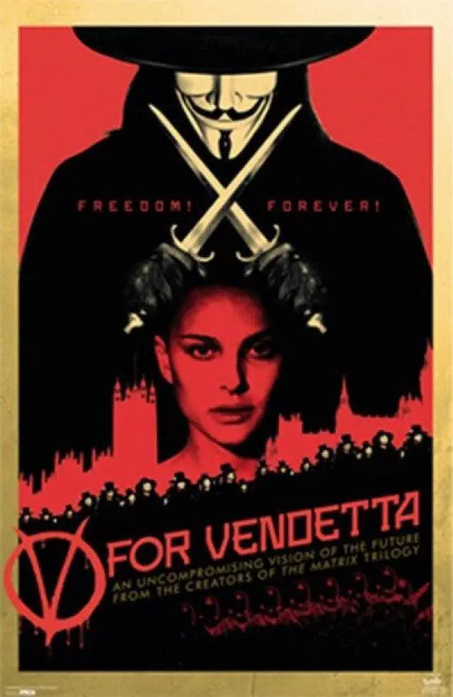 Main image of V For Vendetta Poster Print (22 x 34)