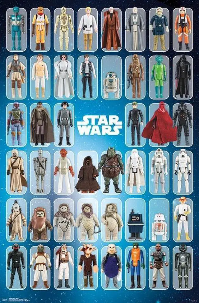 Main image of Star Wars - Figures Poster Print (22 x 34)