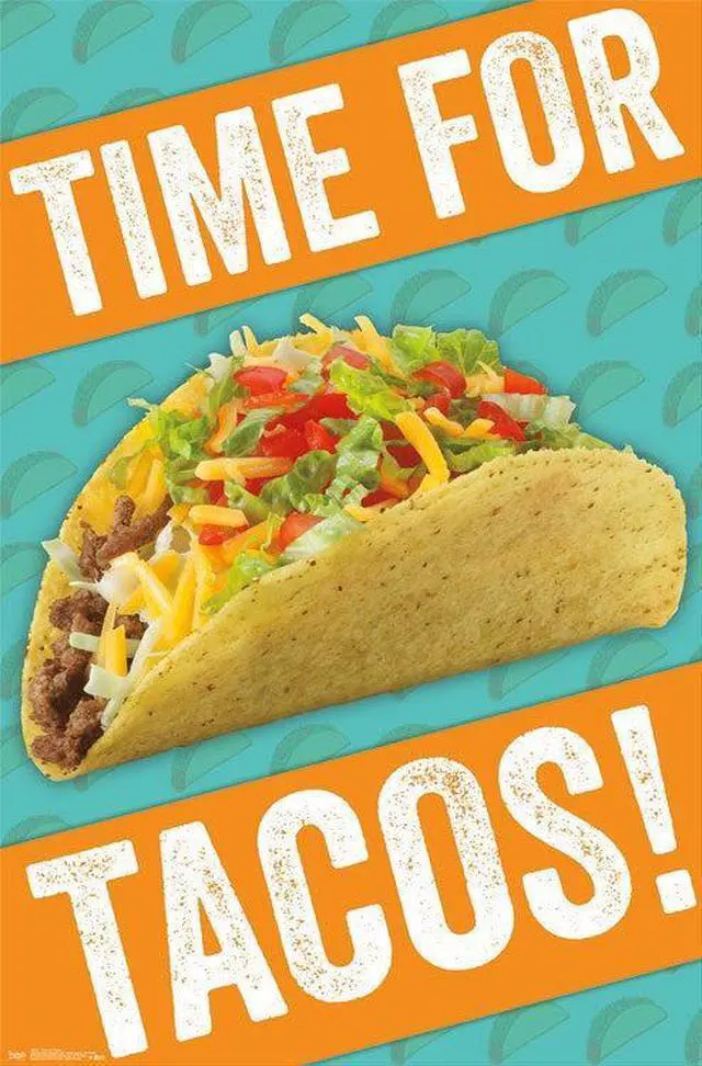 Main image of Time For Tacos Poster Print (22 x 34)