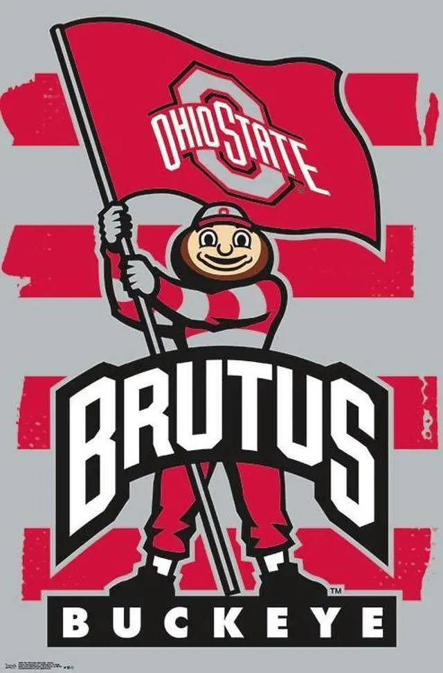 Main image of The Ohio State University - Brutus Poster Print (22 x 34)