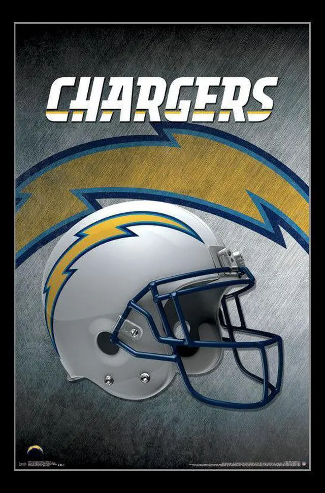 Main image of Los Angeles Chargers - Helmet Poster Print (22 x 34)
