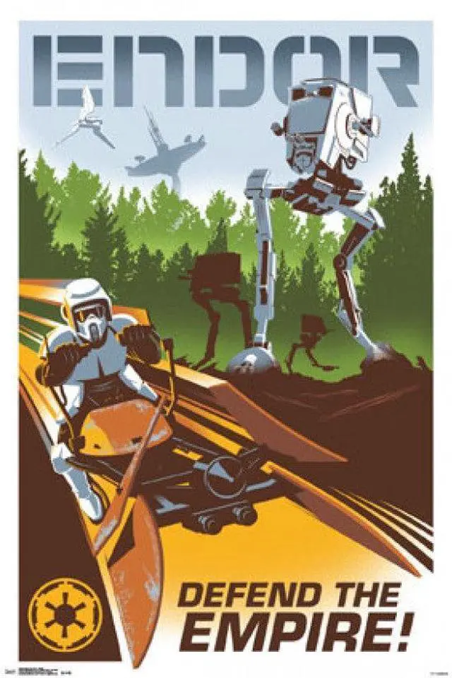 Main image of Star Wars - Endor Poster Print (24 x 36)