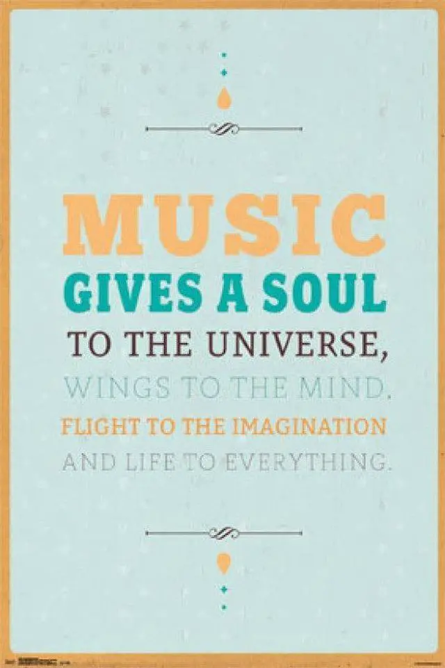 Main image of Music Gives Poster Print (24 x 36)