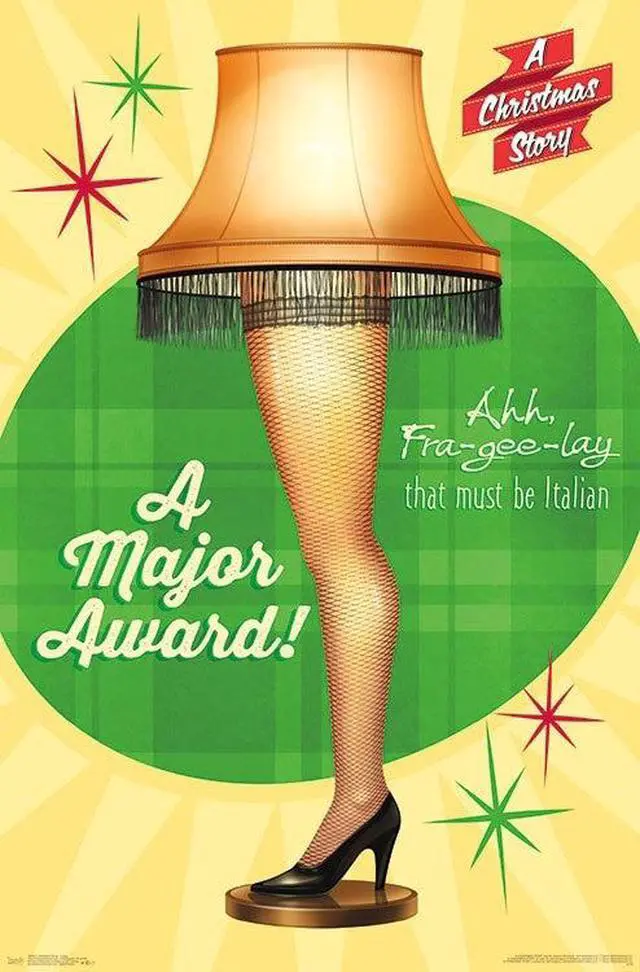 Main image of A Christmas Story - Lamp Poster Print (22 x 34)